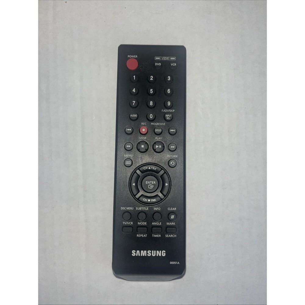 Original SAMSUNG 00051A DVD VCR Combo Remote Control DVDV5650B DVDV5650 DVDV5600